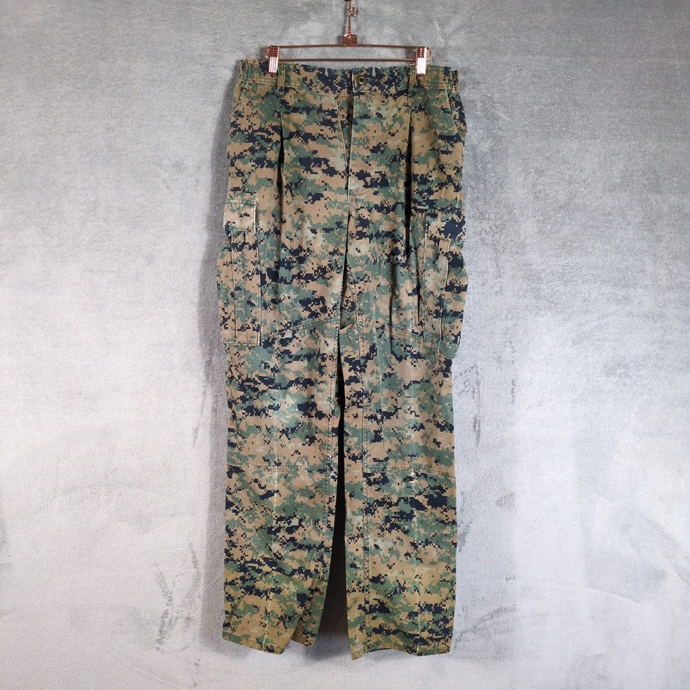 USMC MARPAT Digital Woodland Camo Cargo Pants Medium Regular